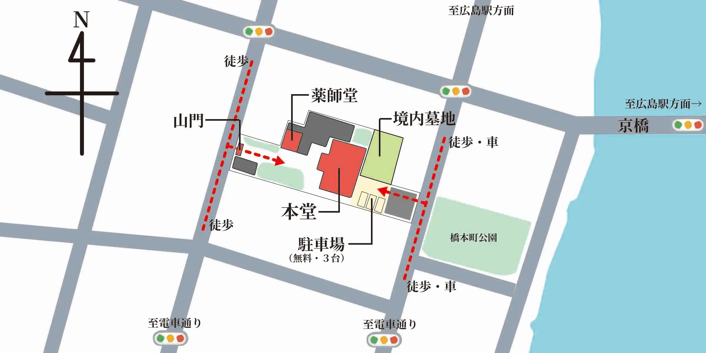 Map around Koukyouji Temple